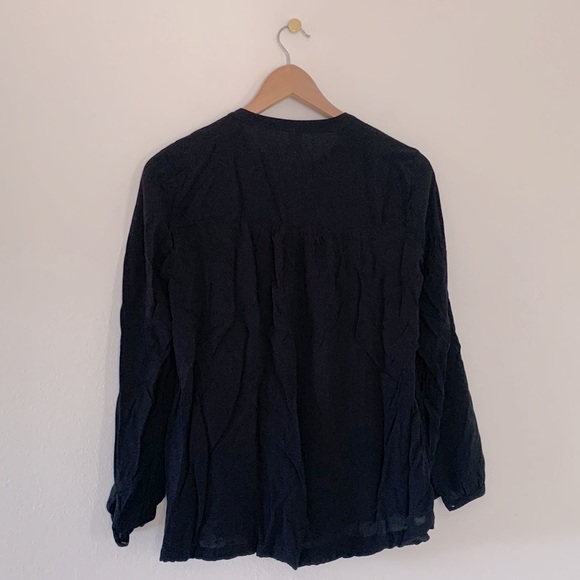 Old Navy Black Boho Blouse - Picture 4 of 7